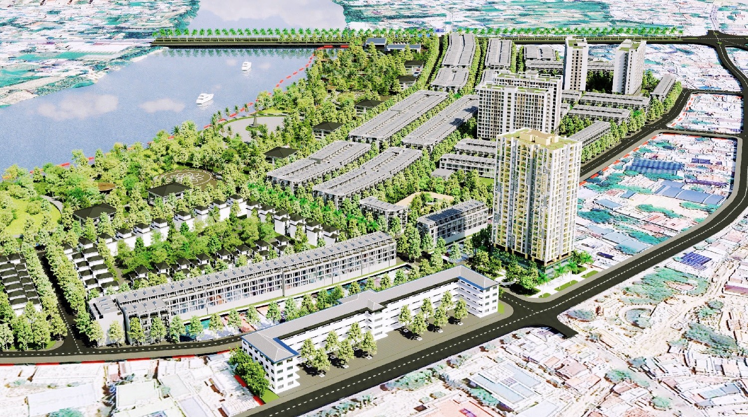 Khu đô thị mới Bờ Sông Dinh